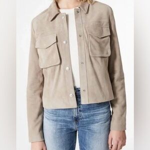 Adriano Goldschmied 100% Lamb Leather Tan Jacket, Women’s Size: XS